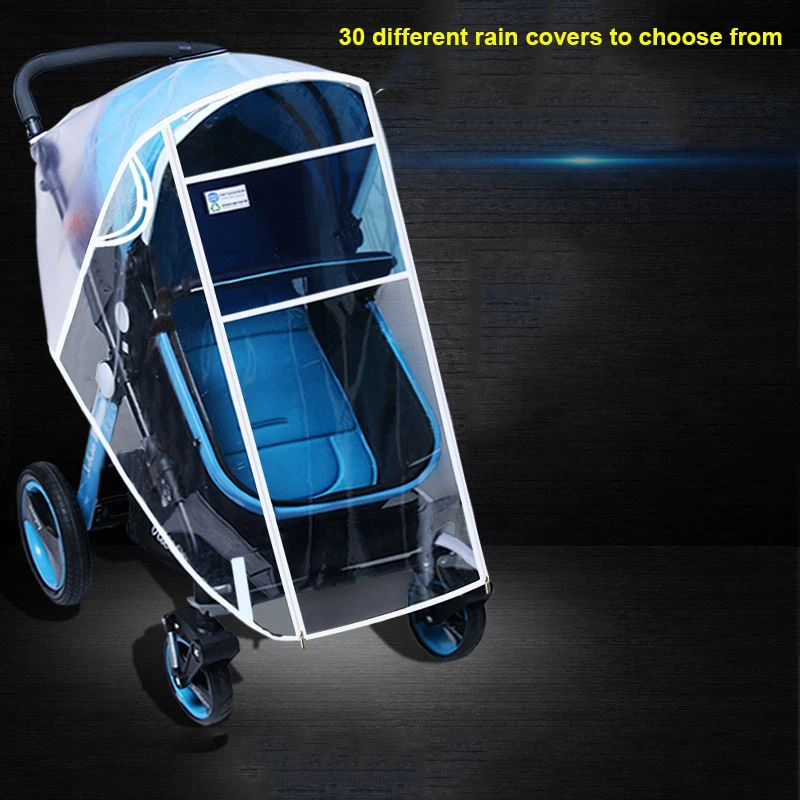 Cluiche Leanbh Stroller Clúdach Báistí